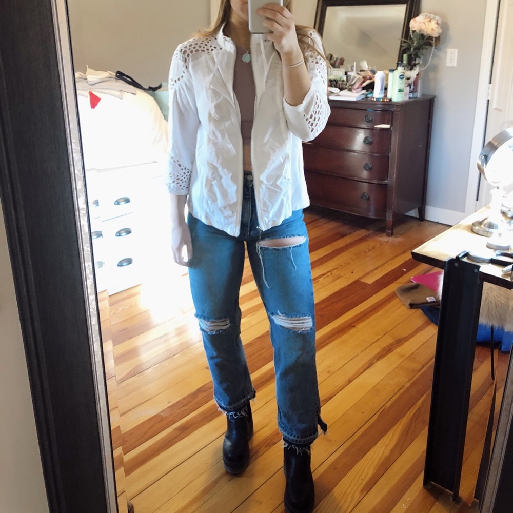 Chico’s Zenergy white Jacket